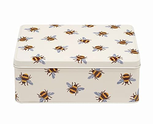 Elite Gift Boxes Emma Bridgewater - Bee - Deep Rectangular Deep Rectangular Tin 195 x 154 x 75mm