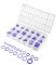 Flaconi 270PCS Dichtungsringe Auto,Dichtungen,O Ringe Sortiment,O Ring Kfz,Klima Dichtungen,O-Ringe Gummi,Dichtungsringe Set,O-Ringe Gummi,Geeignet für die Meisten Autoreparatur-Klimaanlagen
