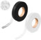 Trinkrittey 2 rollos de cinta de dobladillo sin costura para pantalones, cinta adhesiva de doble cara, cinta adhesiva de tela para dobladillo, cinta para cortinas, vestidos, ropa, faldas, jeans (negro