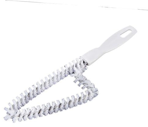 TOGEVAL Fenster Ritzen Reinigungsbürste für Haushalt und Büro Reinigungswerkzeug mit Langem Griff und Aufhänger zur Entfernung von und Schmutz Ecken Weiß