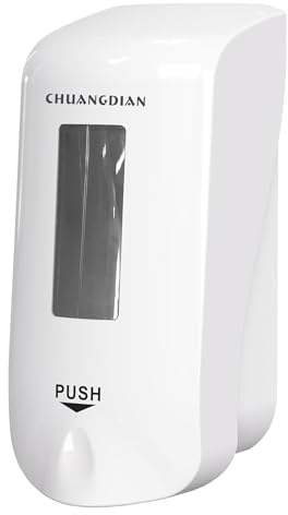 CHUANGDIAN Hand Soap Dispenser Wall Mounted, 1000ml, Pearl-White