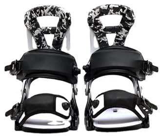 Snowboard bindningar metallklipp, Snowboardbindning Svart Aluminium Quick Release Vuxenstorlekar ML