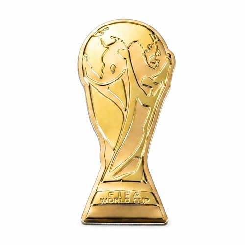 FIFA World Cup 2026 Official Gift, Pin Oficial FIFA Copa del Mundo 2026 – Souvenir & Artículo de Fan con Motivo Trofeo – Aleación de Aluminio, 45 x 20 mm – Ideal para la Copa del Mundo 2026