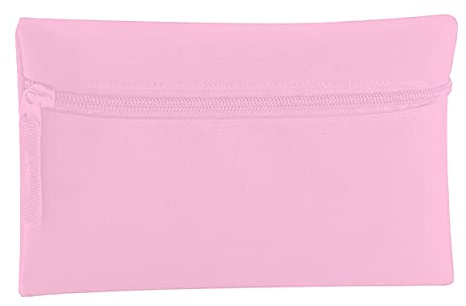 Quadra Classic Zip Up Pencil Case (One Size) (Classic Pink)