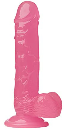 NOOKY Dildo a ventosa, 17,8 cm, rosa, QLD002