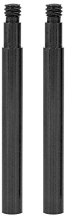 2 Pièces D'extension De Valve Presta De 60 Mm, Extension De Valves De Chambre à Air De Vélo En Alliage D'aluminium, Tige D'extension De Valve Presta Pour Vélo De Montagne, Vélo De Route, VTT(noir)