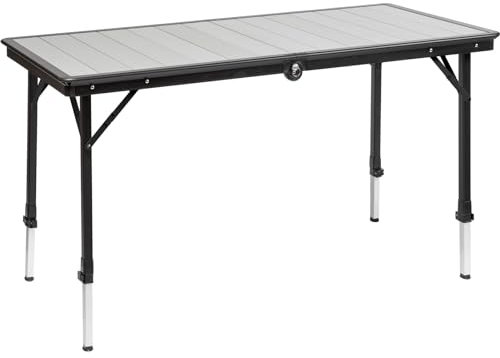 BRUNNER Campingtisch Dinemic 4 Koffertisch Klapptisch Falttisch Verstellbar Alu