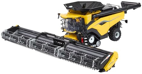 Britains Moissonneuse-batteuse New Holland CR11, réplique en métal moulé avec pièces rotatives. Jouet agricole réaliste et Durable pour Enfants et collectionneurs.