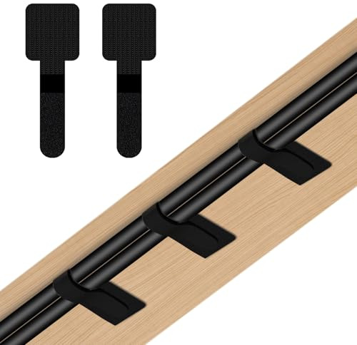 LAIVIYA Correas Autoadhesivas Para Ordenar Cables, 50PCS Bridas Ajustables Con Gancho Y Bucle, Organizador De Cables, Organizador Cables Escritorio Para Escritorio, Mesita De Noche, Cables De Carga