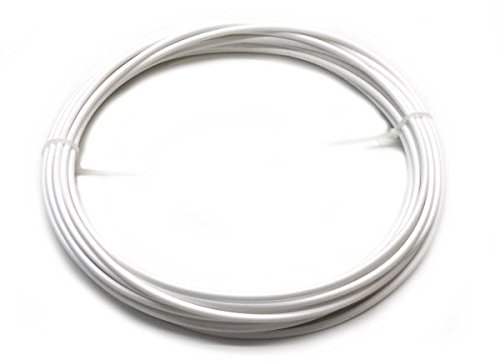 Plastique fil a souder PE-HD 4mm Ronde Blanc (RAL9016) 10 mètre HDPE