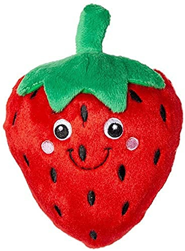 Karlie Hundespielzeug Plüsch Erdbeere L: 18 cm rot