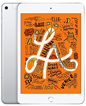 2019 Apple iPad Mini (7,9-pollici, Wi-Fi + Cellulare, 256GB) Argento (Ricondizionato)