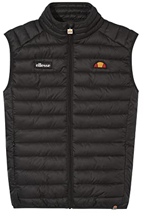 ellesse Herren Bardy Weste, Schwarz, M EU