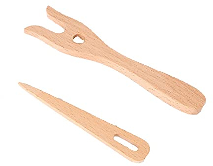 VOANZO Strickgabel- und Ösennadel-Set, DIY-Webwerkzeuge für Stricker, Häkelarbeiten