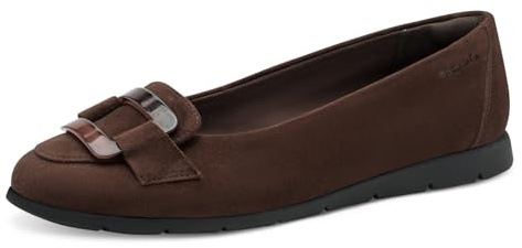 Tamaris Ballerines pour Femme 1-22170-45 Moka 37 EU, Moka, 37 EU