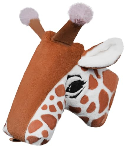 LZFAN Fundas para palos de golf, divertidas cubiertas para putter, cubierta de palo de golf, regalos de golf para hombres y mujeres, jirafa de felpa