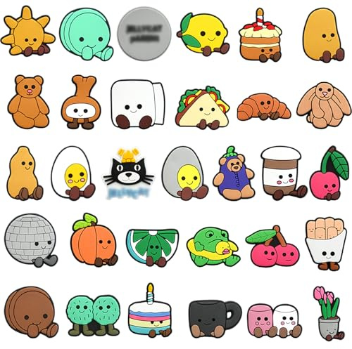 Squishmallow Croc Charms, 31 PCS Cute Animal Shoe Charms, Lightweight Shoe Accessories for Kids, Adults & Teens, Durable Clogs Decorations for Parties, Holidays & Daily Wear