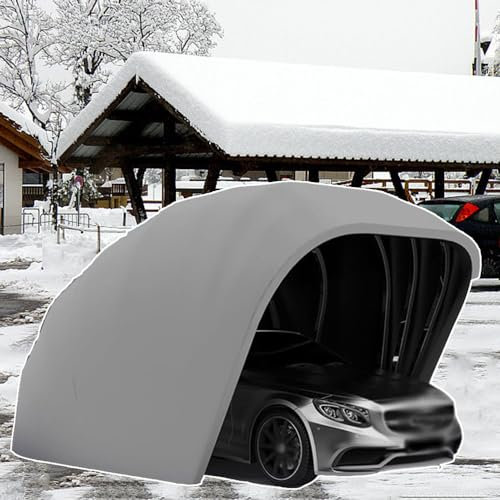 Tenda da sole portatile in acciaio inox per auto e garage mobile semi automatico, 5,5 x 2,5 x 2,3 m