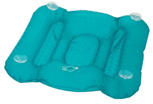 Tktouci Oreiller De Bain, Matelas Massant Gonflable pour Spa, Coussin de Bain Ergonomique à Ventouses pour Adulte, Tapis Corporel pour Baignoire Profonde
