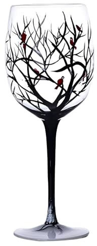 Bicchiere Da Vino, Set Da 4 | Bicchieri Da Vino Bianco Moderni | 450 Ml | Lavabili In Lavastoviglie | Bicchieri Eleganti E Raffinati | Per Intrattenere(Winter A)