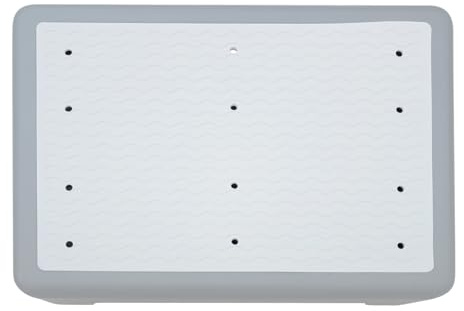 Foot Stool - Compact Non-Slip Riser Step, Slip-Resistant Rubber Feet, Easy Carry Handle | Shower Bathtub Stair Accessibility Aid for Home Mobility Assist Accessibility Helper Lightweight