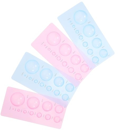jojofuny Juego de 4 Herramientas para Quilling de Papel Forma de Media Esfera, Material Abs Compacto para Manualidades 3d y Proyectos DIY