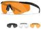 Wiley X | Saber Advanced | Schießbrille & Sportbrille Herren | Perfekt als Laufbrille Fahrradbrille & MTB Brille │ 100% UVA/UVB-Schutz | Ideal bei Outdoor-Aktivitäten Airsoft Rennrad Schießen