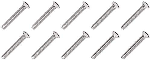 Vis de machine électrique en chrome poli de haute qualité M3,5 x 30 x 50 x 70 mm de long pour prise de courant