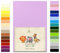 Soft Dream Spannbettlaken 90x200 cm Lila - 100% gekämmte Baumwolle Jersey - Premium Qualität - Spannbetttuch für Kinderbett Juniorbett - OekoTex Zertifiziert - Made in EU - 90x200cm Lila