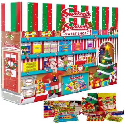 Her Flavour Swizzels Sweets Gifts Advent Calendar 2022 | Christmas for Kids Countdown To Sweet Calendars Unisex Boys Girls Gluten Free 220g, 1.0 count