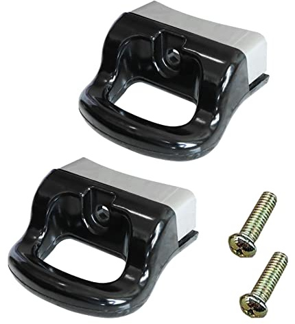 Vastsea 2 PCS Manico della Pentola a Pressione, Pentola Maniglia Ricambi, Pentola Maniglia Laterale Singolo Fori, per Pentole Maniglia Ricambio Supporto Laterale Sostituzione della (Nero)