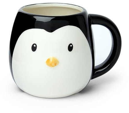 Mousehouse Gifts - Penguin Mugs for Family Fun, Dolomite Novelty Mugs for Kids and Adults