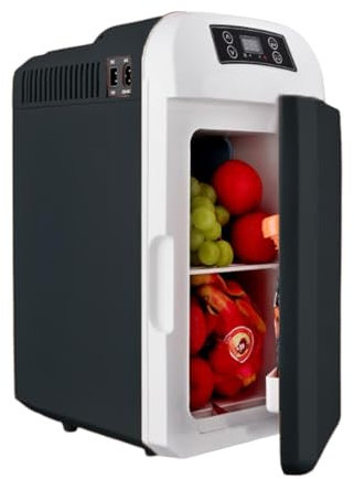 Tragbarer Auto-Kühlschrank, Camping, Outdoor-Reisen, Auto-Gefrierschrank, Auto-Kühlschrank mit Temperaturregelung für Outdoor-Abenteuer, Camping, Reisen, Aufbewahrung von verderblichen Gegenständen,