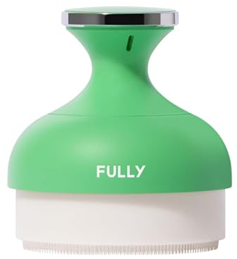 FULLY Pore Cleansing Silicone Brush, Effective Pore Cleaner, Over 2000 Fine Bristle, Unclog Pores, Blackhead Brush, Sebum Remover Tool, Gentle Exfoliator, Pairs with Green Tomato Clay Mask Cleanser