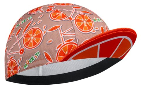 Corsehild Cycling Cap with Sun Visor, Lightweight Polyester Bike Hat for Men & Women, Breathable Under Helmet Design for Road Biking & Outdoor Sports