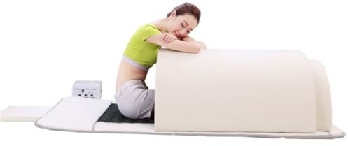 Far Infrared Sauna Dome for Complete Body Coverage, Includes Therapeutic Stones and Heated Mat, Zero EMF, Ideal for Home Relaxation and Detox
