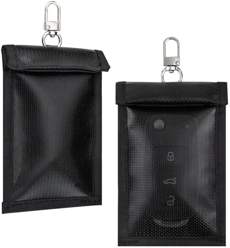 CICMOD 2 Stück Autoschlüssel Schutz, Keyless Go Hülle Autoschlüssel Faraday Taschen