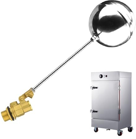 Zuasdvnk Sfera galleggiante per serbatoio dell'acqua, riempimento automatico, montaggio inverso, bidirezionale, anti-perdite, per sistema di irrigazione, garage, giardino, camper, torre d'acqua