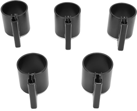 Topiky 5 Soportes de Herramientas de Pista E Mejorados, Organizador de Herramientas de Tubo Circular Resistente para Remolque Cerrado, Organizador de Resistente para Mantener Rastrillos, Palas, de