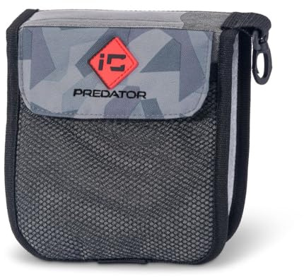 Sänger Top Tackle Systems Iron Claw Softlure Case I, Vorfachtasche aus Polyester, 18 x 5 x 19 cm, Grau, mit Klarsichthüllen für Raubfischangler, Rig-Wallet, Rigtasche