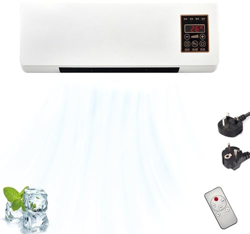 WXPXYBF Mini Unidad de Aire Acondicionado portátil de Pared con refrigeración y calefacción rápidas y silenciosas, no Requiere instalación.
