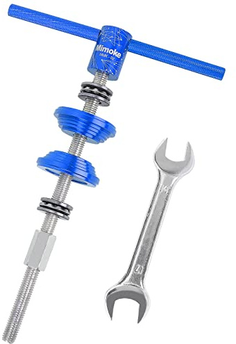 Mimoke Attrezzo Pressione per Bicicletta Serie sterzo, Attrezzi l'installazione per Movimento Centrale per BB73 BB86 BB30 BB91 BB92 PF30 (Blu)