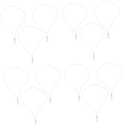 CLISPEED 4sets Clip - Verloren Lanyard Seil Hörverstärker Lanyard Clip Clip Verloren Abs Nylon 3pcs * 4