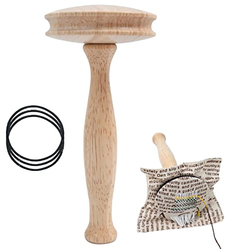 Darning Supplies Kit,Wood Darning Mushroom Sewing Tool | Speedweve Sock Darning Thread Tool Kit for Darning Sock Holes & Other Crochet/Knitting Mending
