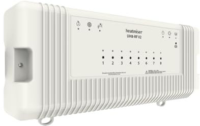 Heatmiser UH8-RF Wireless wiring centre 8 zone 230v Popular Underfloor Heating Wiring Centre