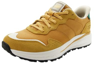 Skechers herr 211069-gry fritidssko, Vete lädernät, 41 EU