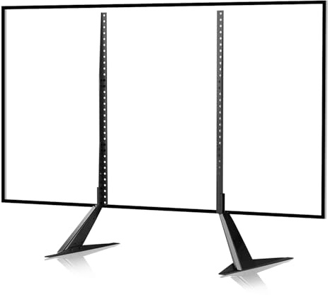 Suptek Universal TV Stand Base TV Leg with 3 Height Adjustment for Most 27-85 Inch LED, LCD TVs, Replacement Table Top TV Riser Base, Holds up to 50KG Max VESA 1000 x 800mm