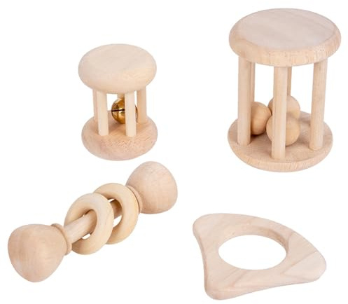 Kustimantu Giocattoli per conigli,Giocattoli da masticare in legno sicuro per roditori - Forniture sicure resistenti ai morsi per la cura dentale della casa ed all'aperto per criceti