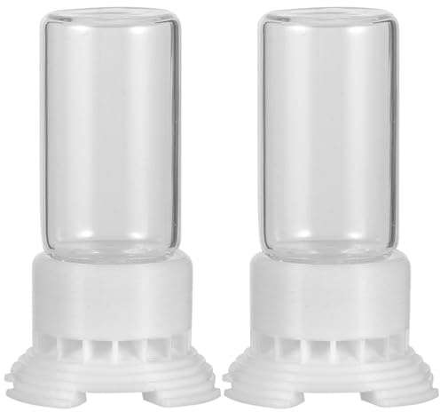 TOYANDONA Ant Feed Bowl and Ant Water Cups for Garden Portable Entrance Feeder with 5Ml Capacity Plastic and Glass Construction for Hydration in Farming and Insect Keeping