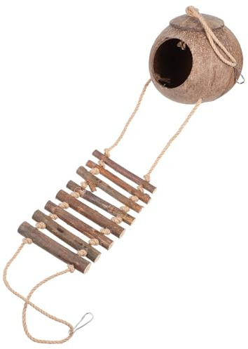 MINAOLULUS Nascondiglio Realistico per Rettili con Dettagli Naturali, Materiale Sintetico Resistente, come Rifugio per Lucertole e Rane in Terrario Decorativo